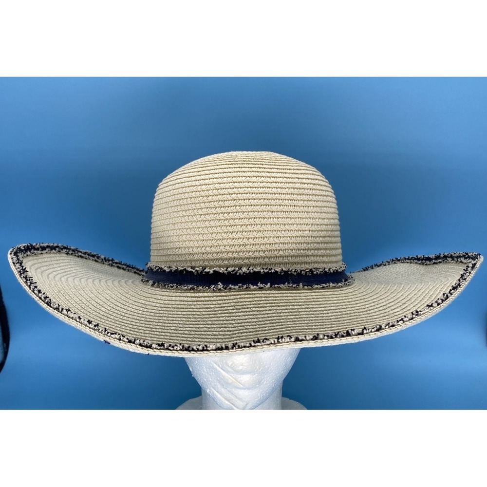 Women Wide Brim Straw Sun Hat Floppy Beach Vacation Travel Summer Packable Cap